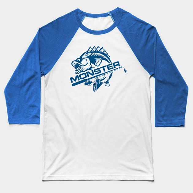 Be patient in fishing Baseball T-Shirt by SAE